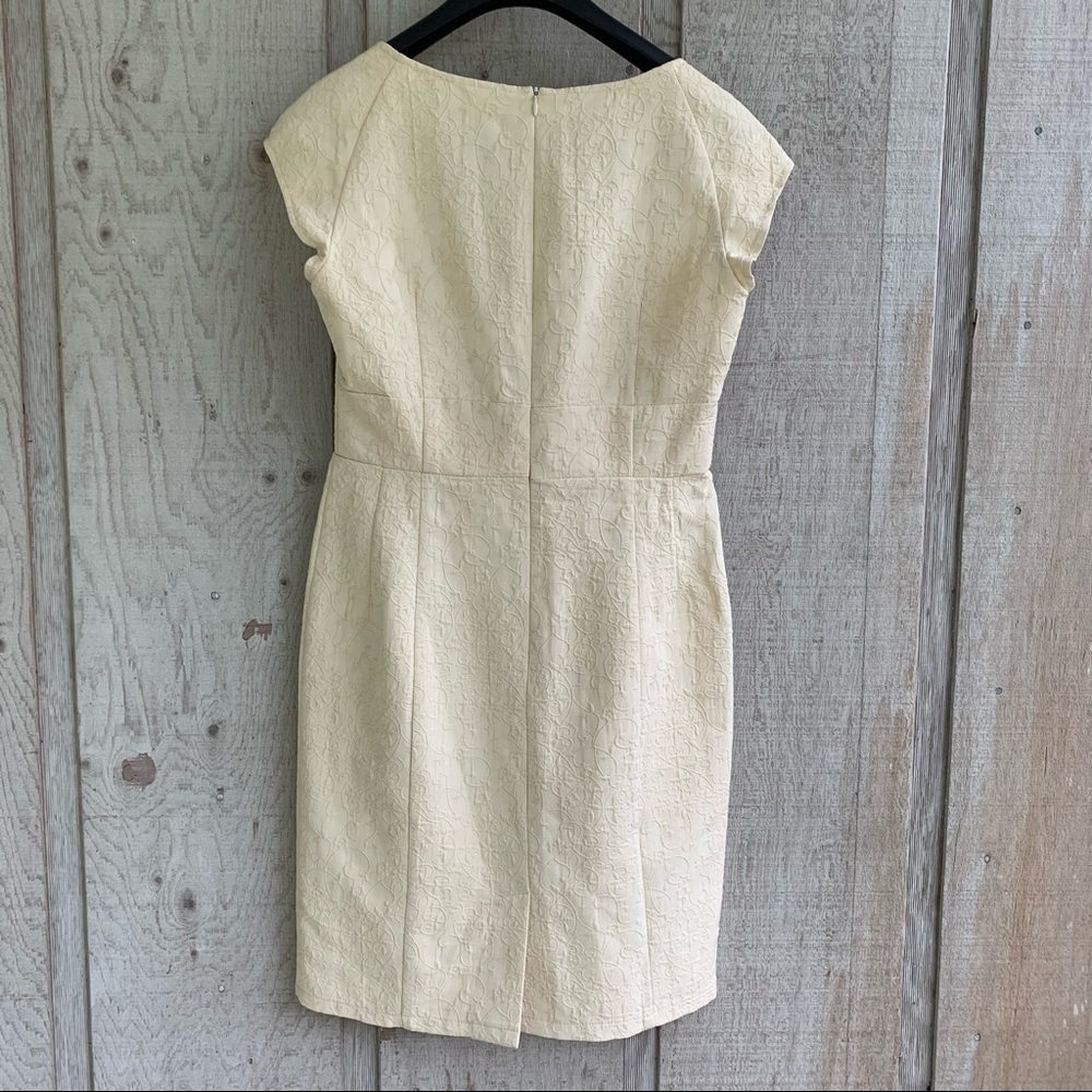 Nanette Lepore Textured Ruffled Sheath Dress - Picture 7 of 12